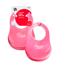 Baveta Comfy Neck, Tommee Tippee, 1 buc, Roz